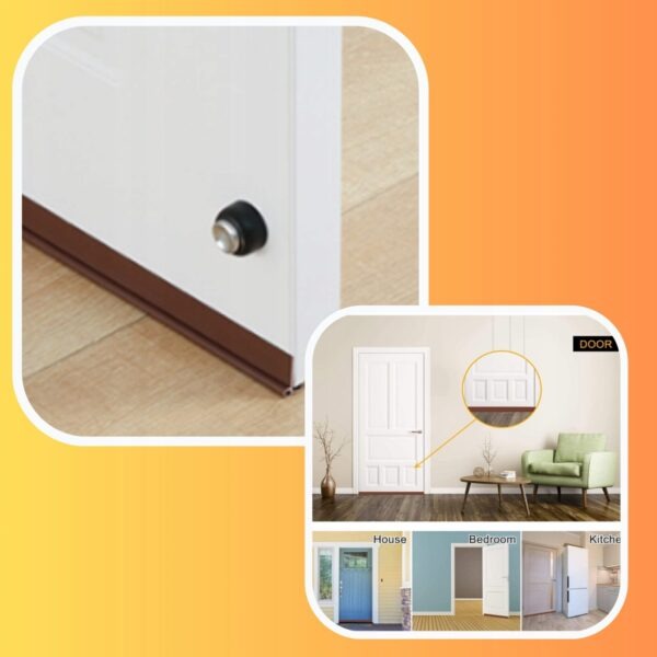 Spoľahlivá ochrana proti prievanu - tesnenie pod dvere